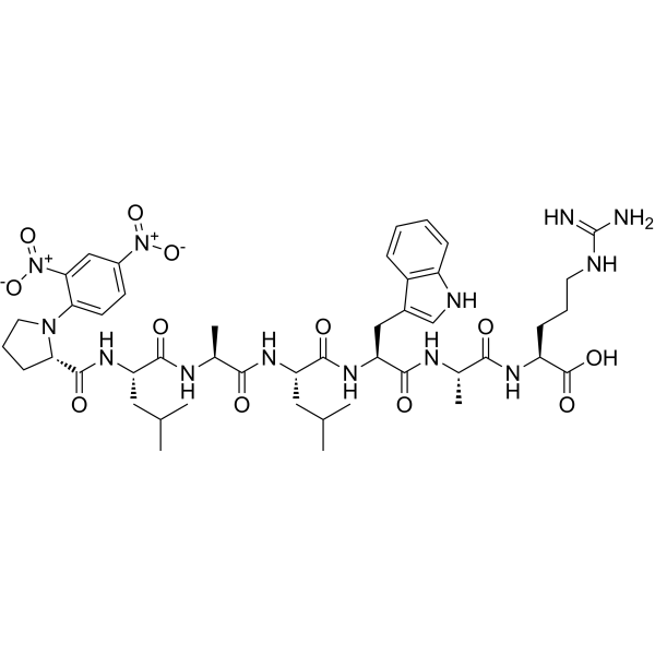 DNP-Pro-Leu-Ala-Leu-Trp-Ala-Arg-OH 135662-04-3